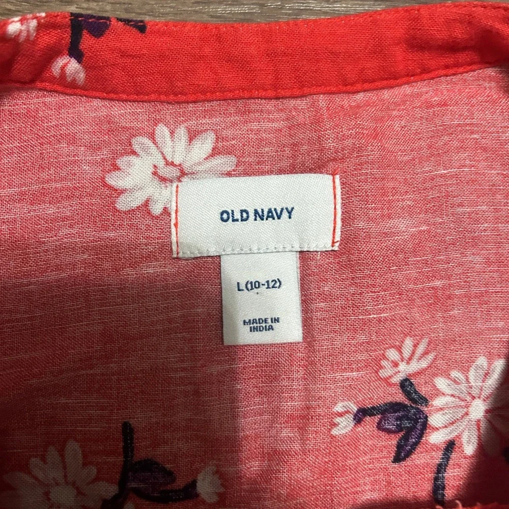 Old Navy Wonder Nation Girl Clothing Lot 10-12 M L Red Yellow Floral Elmo Summer